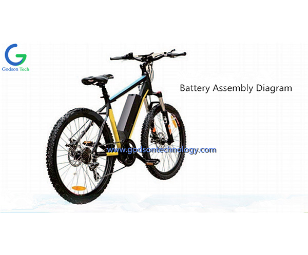 雷霆1号款电动自行车电池 36V 8Ah