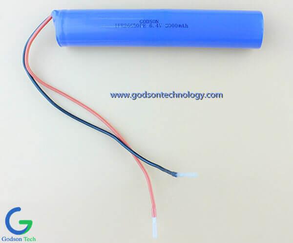 磷酸铁锂充电电池 IFR26650 6.4V 3000mAh