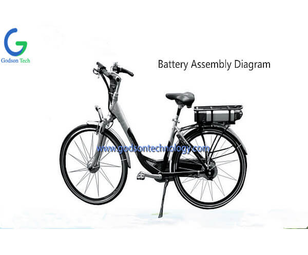 JL-1款电动自行车电池 48V 10Ah